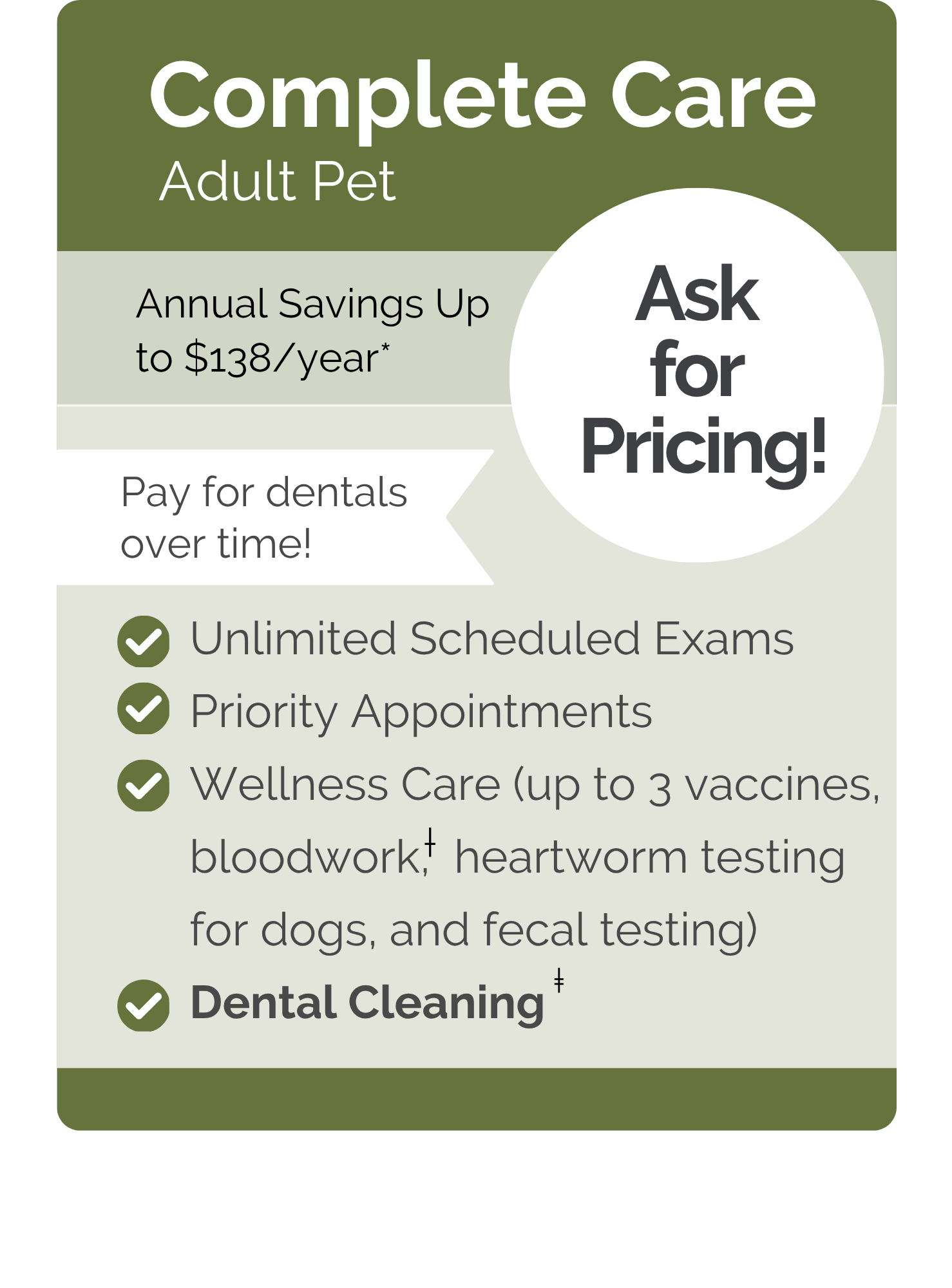 Paws & Claws VIPet Plan_pricing_Complete_Modern